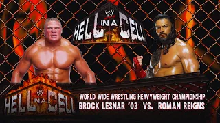 WWE 2K23 - Young Brock Lesnar vs  Roman Reigns