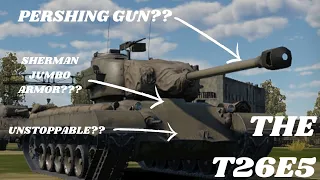 M4A3E2 JUMBO + M26 PERSHING = T26E5 || WARTHUNDER MOBILE GAMEPLAY