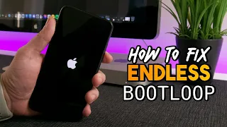 How To Fix STUCK AT APPLE ENDLESS BOOTLOOP iOS 16 / 15 / 14  iPhone & iPad