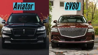 2023 Lincoln Aviator vs 2023 Genesis GV80 Comparison | Aviator or GV80?! | SUV Battles!