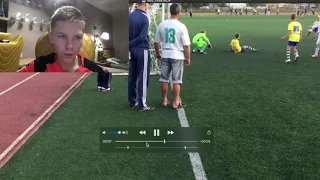 Юный футболист делится опытом. Вратарь и защитник (Young goalkeeper to share experiences)