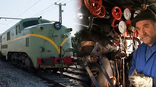 Historic locomotives. Demonstration of the operation of these machines | Documentary film