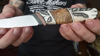 Нож ручной работы - "Артефакт"  /  Handmade knife - "Artifact"