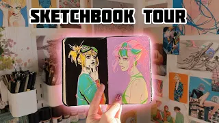 Sketchbook tour Обзор скетчбука start 1.12.2021 finished 1.02.2022