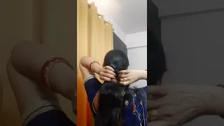 Beautiful easy hairstyle 👌/simple quick self hairstyle