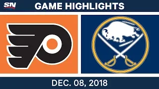 NHL Highlights | Flyers vs. Sabres - Dec 8, 2018