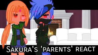 Sakura's figural parents react to her || 1/1 || ·Kndsvn