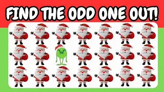 FIND THE ODD ONE OUT#5 | EMOJI QUIZ | QUICK QUIZ  CHRISTMAS EDITION 🎅🎁