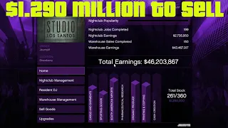 More than $3 Million Dollars in sales return from Night club due to high demand bonus (GTA Online)