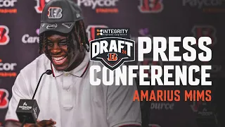LIVE: First Round Pick OL Amarius Mims Welcome Press Conference