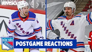 Alexis Lafreniere and Chris Kreider Praise Each Other In Win Against Devils | New York Rangers