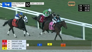 Gulfstream Park December 23, 2021 Race 10