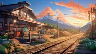 Sunset railway - Lofi chill Beats to Relax ambient