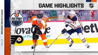 Oilers @ Flyers 3/1 | NHL Highlights 2022