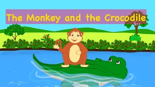 The Monkey and the Crocodile | Moral Story | Bedtime Stories | Itsy Bitsy Toons - English Stories