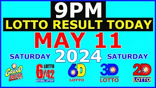 9pm Lotto Result Today May 11 2024 (Saturday) PCSO