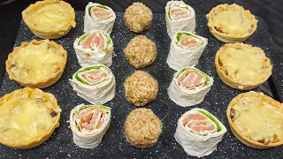 Три БЫСТРЫХ Закуски ► на Праздничный Стол ► Вкусно, Быстро, Просто