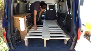 Honda Element Camper - Building A Slat Bed FREE PLANS