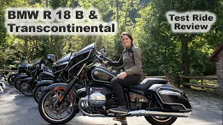 BMW Motorrad R 18 B & Transcontinental - Test Ride Review of the new Big Bavarian Bagger 2022