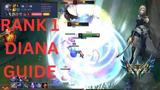 HOW TO CARRY WITH DIANA IN CHALL | RANK 1 DIANA GUIDE