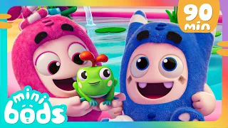 Fly By Night | Minibods | Mini Oddbods | Baby Oddbods | Funny Cartoons For Kids