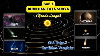 BAB 7 Bumi dan Tata Surya || Benda Langit Selain Planet -IPA Kelas 7 Kurikulum Merdeka