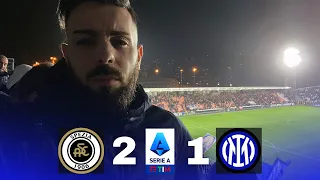 UNA VERGOGNA. UMILIANTE. LIVE REACTION | SPEZIA 2-1 INTER