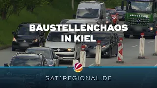 Baustellenchaos in Kiel lässt Autofahrer verzweifeln