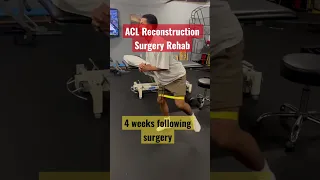 ACL Reconstruction Surgery Rehab: GLUTE strength (4weeks) #shorts