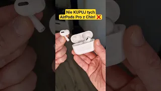 Nie Kupuj tych AirPods Pro z Chin! ❌️ #tech #audio #poradnik #ios #tws #iphone #airpods