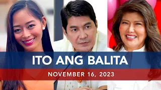 UNTV: Ito Ang Balita | November 16, 2023