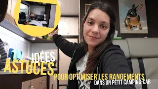 5 ASTUCES pour OPTIMISER les rangements d'un camping-car + Bonus | BENIMAR TESSORO 481