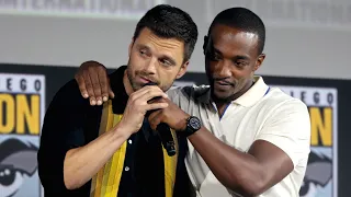 Anthony Mackie and Sebastian Stan bromance for 12 minutes straight