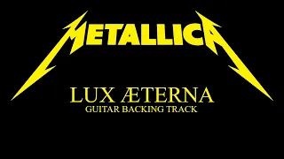 Metallica - Lux Æterna - Guitar Backing Track (Drums, Bass, & Vocals  - 4 count intro)