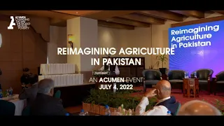 Reimagining Agriculture in Pakistan