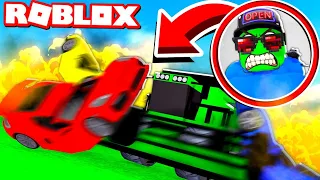 Took combine AND DEFEATED ALL! Crazy DERBY in ROBLOX mode Car Crushers 2