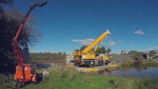 TasRail Bridge Replacement TimeLapse