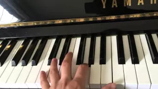 TUTORIAL: Can You Feel My Heart piano (intro) part 1/3
