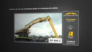 Liebherr - La pelle électrique stationnaire de manutention EP 944 C