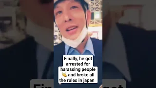 Bad Foreigner finally arrested in japan 👏