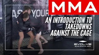 MMA | Takedowns Against The Cage