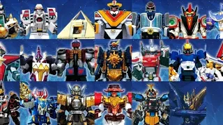 Power Rangers All Sixth Rangers Zords - (Mighty Morphin - Dino Fury)