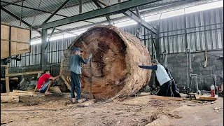 Trembesi wood from the slopes of Mount Tidar Magelang has a dark brown pattern!! sawed on table I