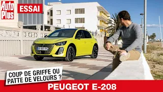 Nouvelle PEUGEOT E-208 : coup de griffe ou patte de velours ? - Essai