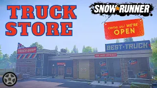 How To Get Customization And Truck Store Back At The Garage Flatlands SnowRunner Season 12 PTS DLC