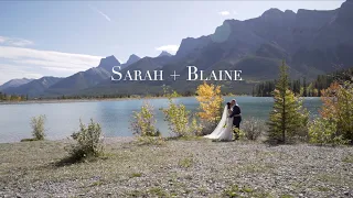 Rivals and Lovers | Sarah and Blaine's Cornerstone Theatre wedding Canmore Alberta