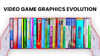 Evolution of Video Game Graphics (Unboxing + Gameplay) | 1980-2023