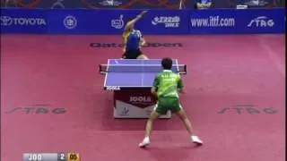 Joo Se Hyuk vs Wang Liqin (2009 Qatar Open) [Full Match 4th Game/Set]