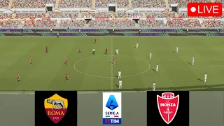 AS Roma vs AC Monza LIVE | Serie A Live Match