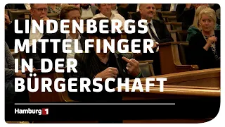 Lindenbergs Mittelfinger in der Bürgerschaft | Hamburg1 Aktuell vom 12.09.2022